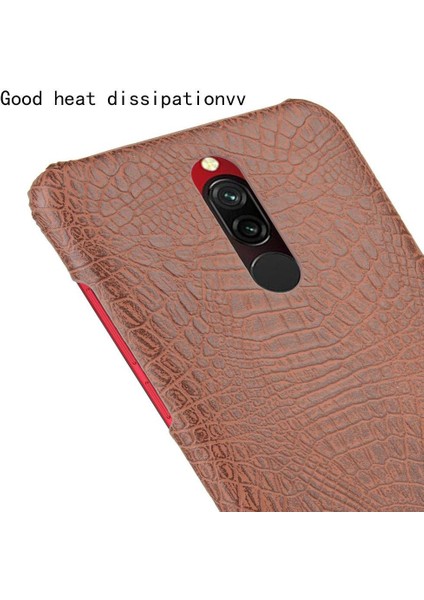 Xiaomi Redmi 8 Anti Scratch Klasik Timsah Için Şık Klasik Durumda (Yurt Dışından)