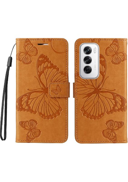 Kart Yuvası Standı Flip Pu ile Oppo Oppo 12 5g Darbeye Dayanıklı Kapak Için Kılıf (Yurt Dışından)