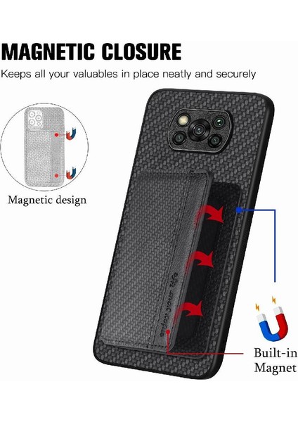 Xiaomi Poco X3 Nfc Standı Fonksiyonu Rfıd Engelleme Için Komple Kamera (Yurt Dışından)