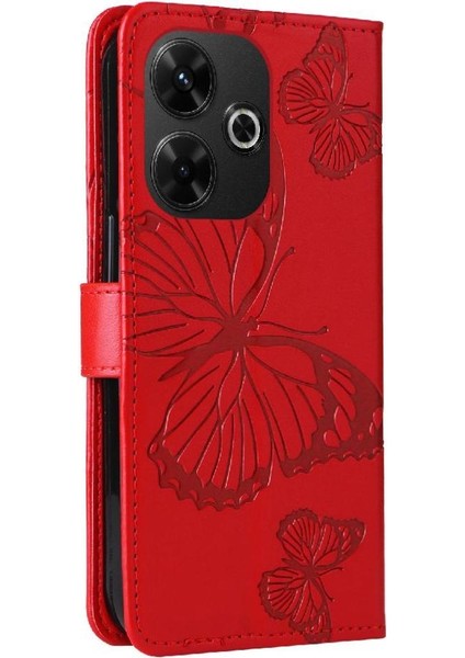 Xiaomi Redmi Için Kılıf 13 4g Manyetik Kapak Kart Yuvası ile Kickstand Çevirin (Yurt Dışından)