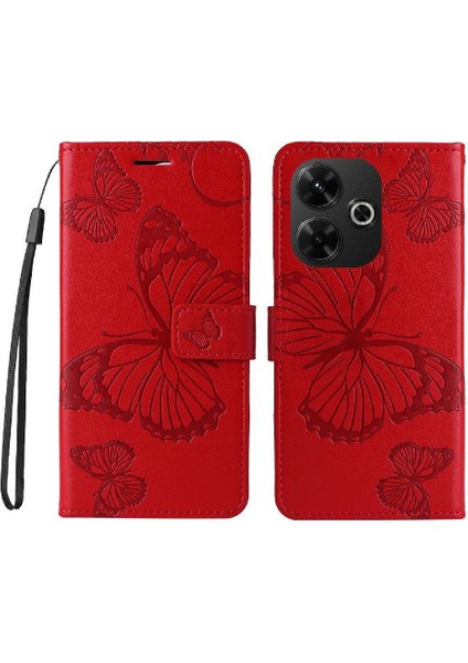 Xiaomi Redmi Için Kılıf 13 4g Manyetik Kapak Kart Yuvası ile Kickstand Çevirin (Yurt Dışından)