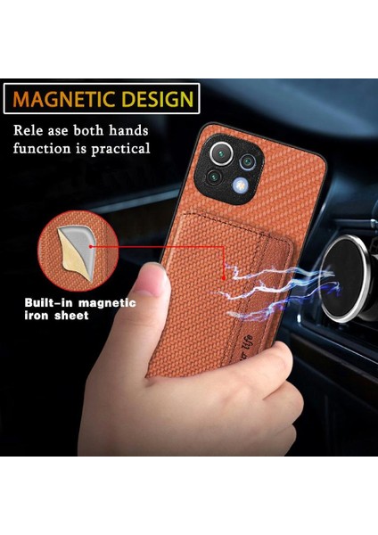 Xiaomi 11 Lite Rfıd Engelleme Manyetik Kart Tutucu Komple Kamera Için Kılıf (Yurt Dışından) modelleri