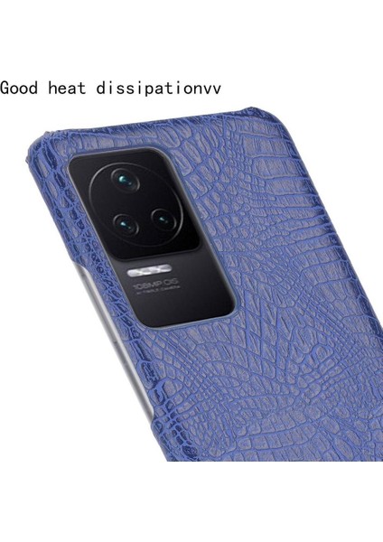 Xiaomi Poco F4 Gt Anti Scratch Klasik Timsah Için Şık Klasik Durumda (Yurt Dışından)