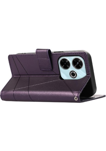 Xiaomi Redmi Için Flip Case 13 4g Şok Emici Darbeye Kickstand (Yurt Dışından)