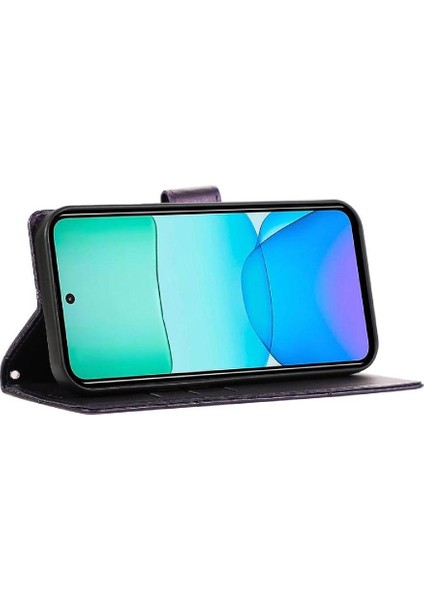 Xiaomi Redmi Için Flip Case 13 4g Şok Emici Darbeye Kickstand (Yurt Dışından)