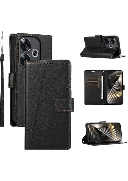 Xiaomi Poco F6 5g Üç Kart Yuvaları Darbeye Kickstand Için Flip Case (Yurt Dışından)