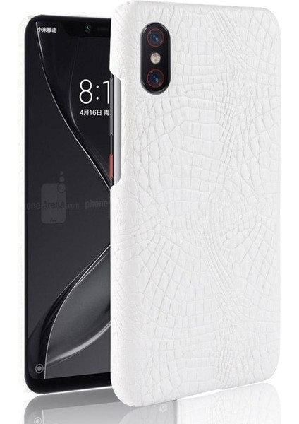 Xiaomi Mi 8 Pro Anti Scratch Klasik Timsah Için Şık Klasik Durumda (Yurt Dışından)