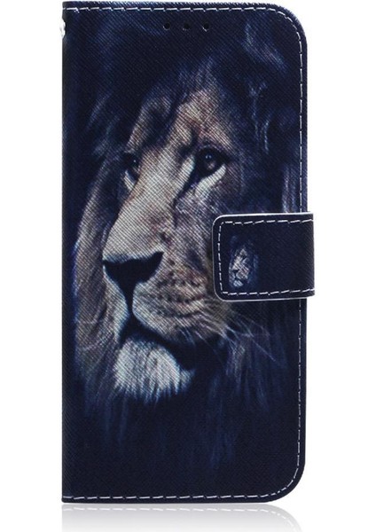 IPhone 14 Için Flip Case Boyalı Pu Deri Cüzdan Manyetik Kapatma Kartı (Yurt Dışından) fırsatları