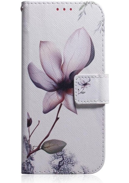 IPhone 15 Pro Cüzdan Boyalı Pu Deri Kart Yuvaları Için Flip Case (Yurt Dışından)