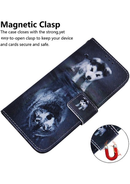 Infinix Not 30 Pro Kart Yuvaları Için Flip Case Cüzdan Boyalı Pu Deri (Yurt Dışından)
