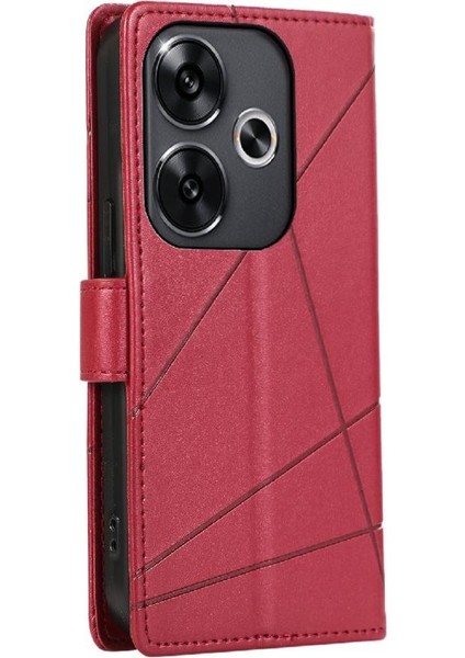 Xiaomi Poco F6 5g Üç Kart Yuvaları Darbeye Kickstand Için Flip Case (Yurt Dışından)