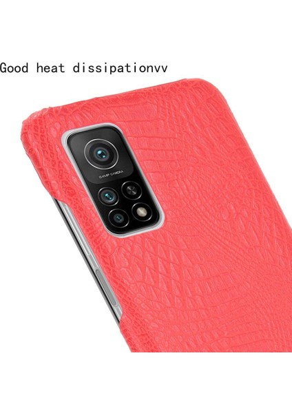 Şık Klasik Durumda Xiaomi Mi 10T Pro 5G/10T 5g Klasik Timsah (Yurt Dışından)