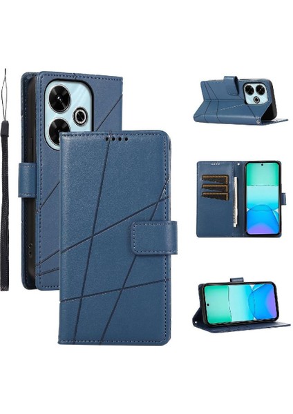 Manyi Mall Xiaomi Poco M6 Pro 4g Için Flip Case Şok Emici Kickstand Darbeye (Yurt Dışından)