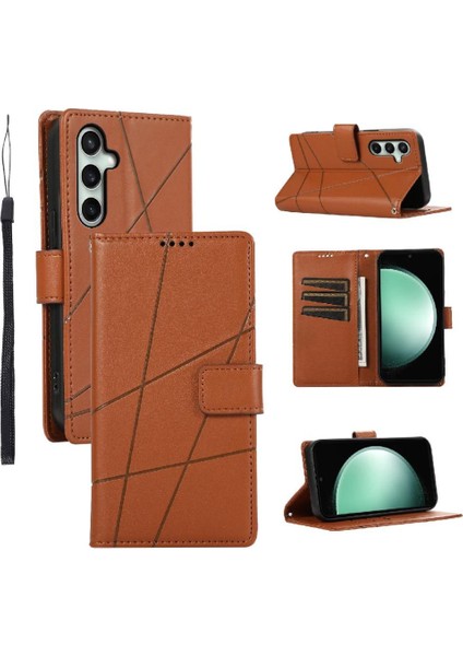Samsung Galaxy S24 Fe Darbeye Şok Emici Kickstand Için Flip Case (Yurt Dışından)