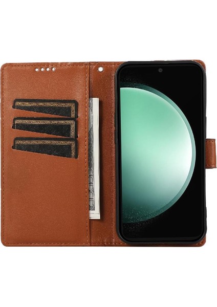 Samsung Galaxy S24 Fe Darbeye Şok Emici Kickstand Için Flip Case (Yurt Dışından) modelleri