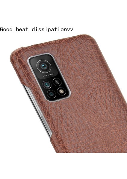 Şık Klasik Durumda Xiaomi Mi 10T Pro 5G/10T 5g Klasik Timsah (Yurt Dışından)