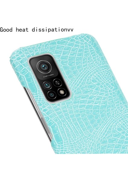 Şık Klasik Durumda Xiaomi Mi 10T Pro 5G/10T 5g Klasik Timsah (Yurt Dışından)