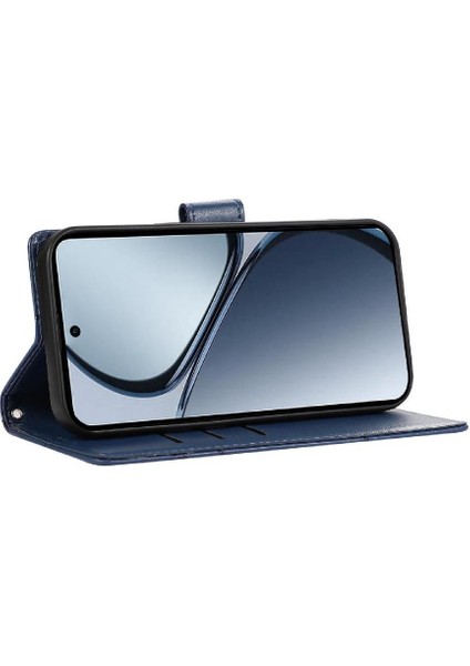 Realme C65 Üç Kart Yuvaları Için Flip Case Kickstand Şok Emici (Yurt Dışından) modelleri