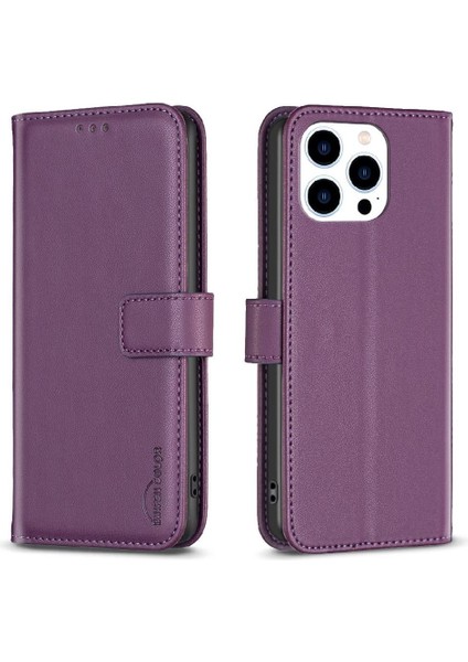 IPhone 15 Pro Max Çoklu Kart Yuvası Iş Deri Çanta Için Flip Case (Yurt Dışından)