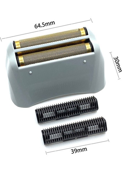 2x Tıraş Makinesi Yedek Folyo ve Kesiciler 17150 17200 Yıkanabilir 3D Akıllı Yüzen Tıraş Bıçağı Altın (Yurt Dışından)