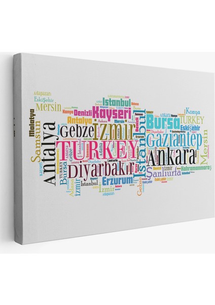 Iller Isimli Dekoratif Kanvas Tablo 1003