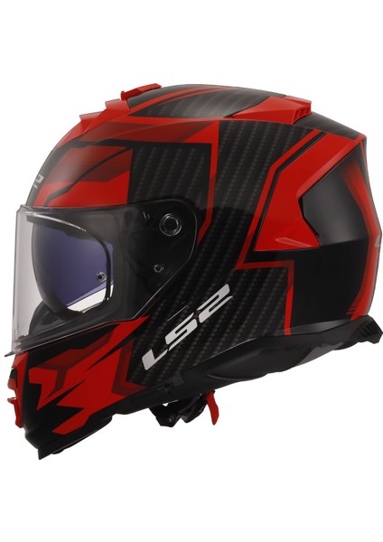 Storm 2 Tracker Siyah-Kırmızı Kask modelleri