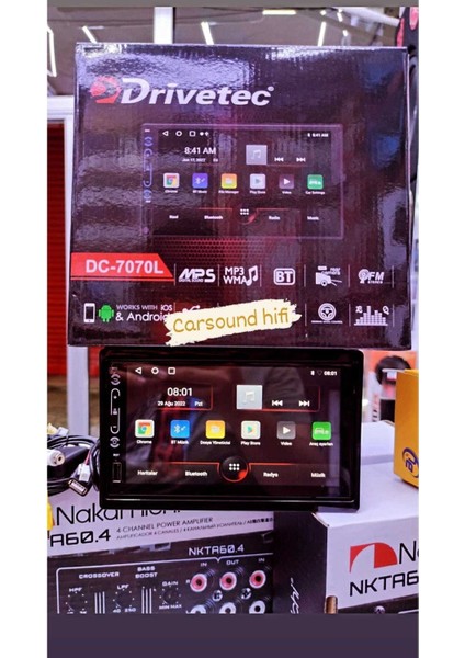 200 Watt Toyota Corolla Uyumlu 7inç Dokunmatik Android Double Din Oto Teyp 2gb Ram 16GB Hafıza Doub fiyatları