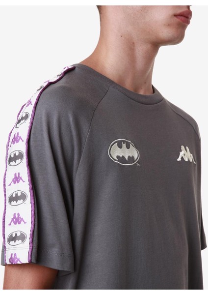 Authentic Zanobi Warner Bros - Batman Erkek Gri Regular Fit Tişört