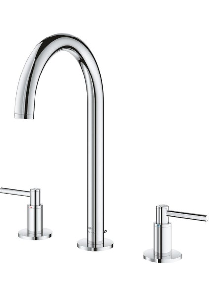 Atrio Üç Delikli Lavabo Bataryası 1/2" L-Boyut - 20649000 fiyatları