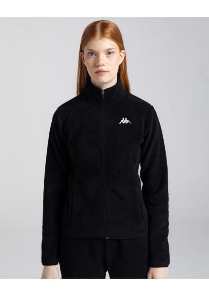 Logo Vavaux 2 Slim Kadın Siyah Slim Fit Polar