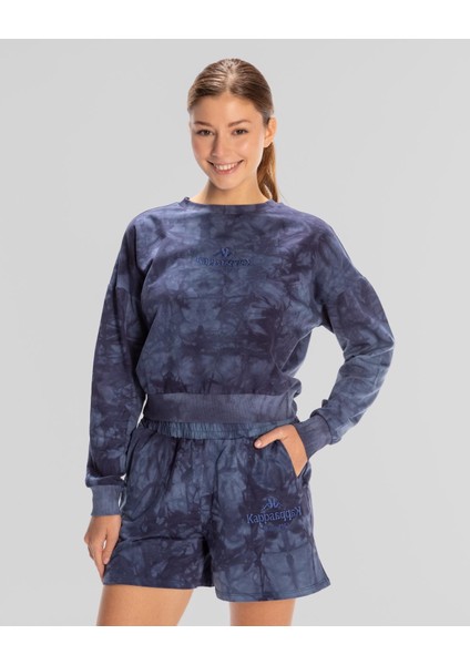 Authentic Rosemary Sweathshirt Kadın Mavi Regular Fit Sweatshirt