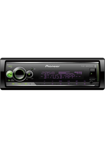 2 Yıl MVH-S520BT Bluetooth USB Aux 3 Amfi Çıkışlı Profesyonel Oto Teyp 4X50 Watt Bluetooth