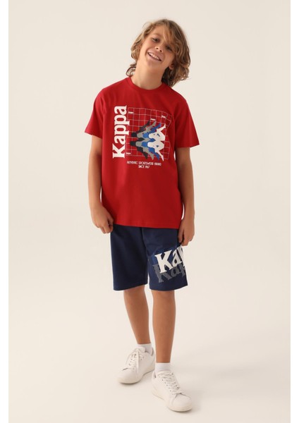 Authentic Carson Erkek Çocuk Kırmızı Regular Fit Tişört