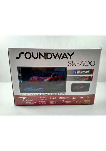 Double Double Teyp – SW-7100 7 Inch Ekranlı Teyip – Park Kamerası Hediyeli 55 Watt 2 Yıl