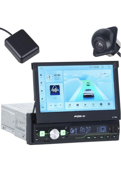 60 Watt X716A Android Indash Ekranlı Oto Teyp 32GB 2ram 2 Yıl Bluetooth