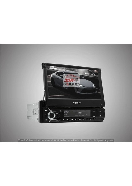 55 Watt Indash Teyp + For-X Çakmak – For-X X-605 Indash Ekranlı Teyp – Park Kamerası Double 2 Yıl
