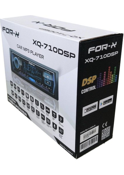Bluetooth Xq 710DSP Profesyonel Tesisat Teyibi 3 Anfi Çıkışlı 4*60W Uyumlu 4X60 Watt 2 Yıl