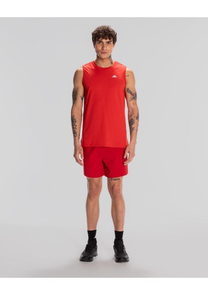 Edoro Tank Erkek Kırmızı Regular Fit Atlet