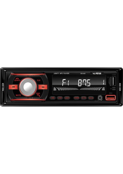 2 Yıl Çift USB Girişli Bluetooth 4X60 W Rgp 7 Renl Ön Panel Oto Teyp Araba Teybi Amfi Cıkıslı HB420