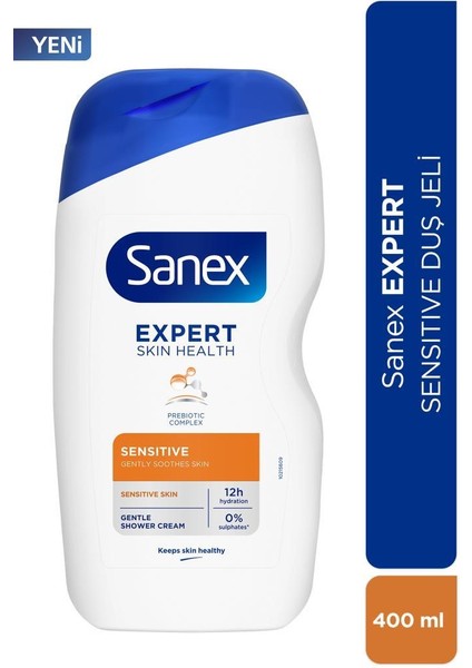 Expert Sensitive Hassas Ciltler Için 400 ml Duş Jeli