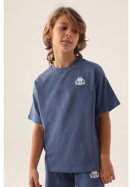 Authentic Caden Erkek Çocuk Mavi-Yeşil Regular Fit Tişört