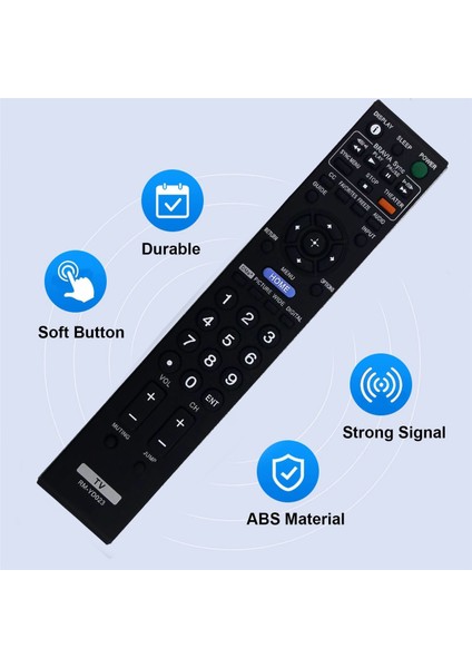 -YD023 Uzaktan Kumandalı LCD LED Tv Hdtv'yi Değiştirin -32VL140 -32XBR6 -37XBR6 -40V4100 -40V4150 (Yurt Dışından) fiyatları