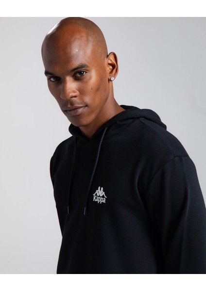 Authentic Hensol Erkek Siyah Regular Fit Hoodie fırsatları