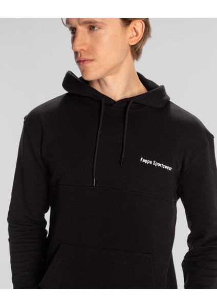 Authentic Theo Erkek Siyah Regular Fit Hoodie fırsatları