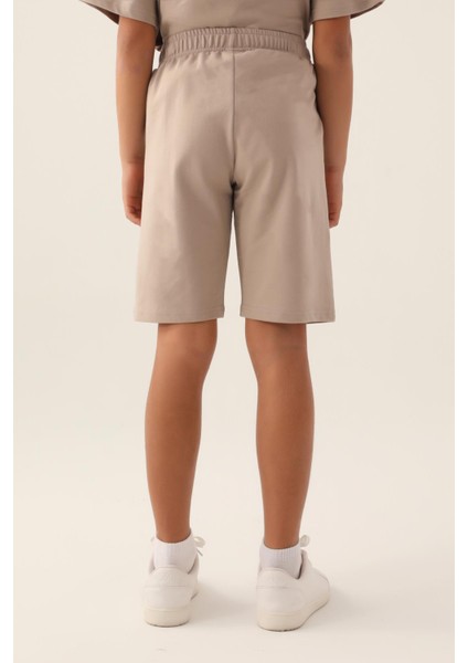 Authentic Chad Erkek Çocuk Bej Regular Fit Şort