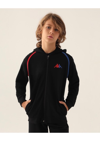 Authentic Colin Erkek Çocuk Antrasit Regular Fit Fermuarlı Eşofman Üstü