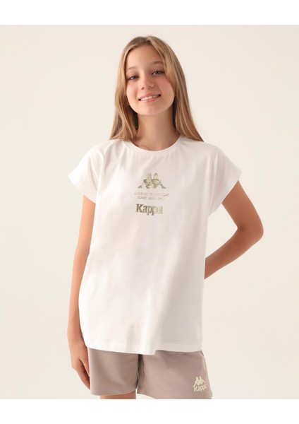 Authentic Carmen Kız Çocuk Ekru Regular Fit Tişört fiyatları