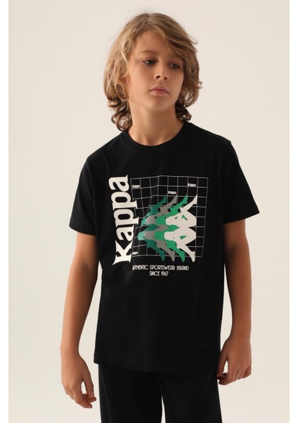 Authentic Carson Erkek Çocuk Antrasit Regular Fit Tişört