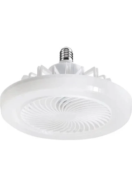 CT-1153 Fanlı 42W 3 Renk Dim Edilebilir Kumandalı Poyraz LED Ampul E27 Duy