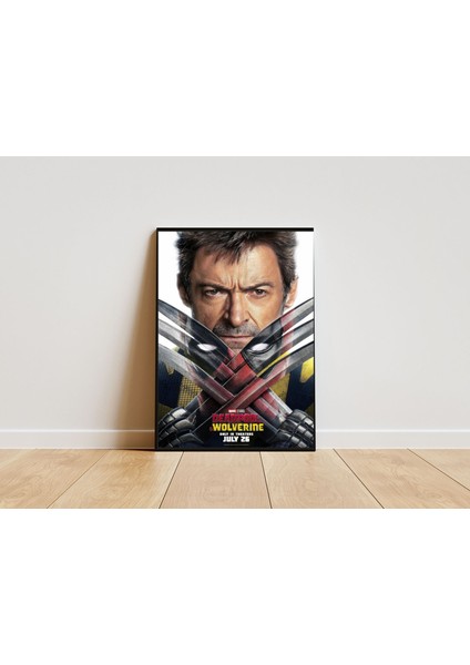 Deadpool & Wolverine Film Afiş Poster 30 x 42 Çerçevesiz